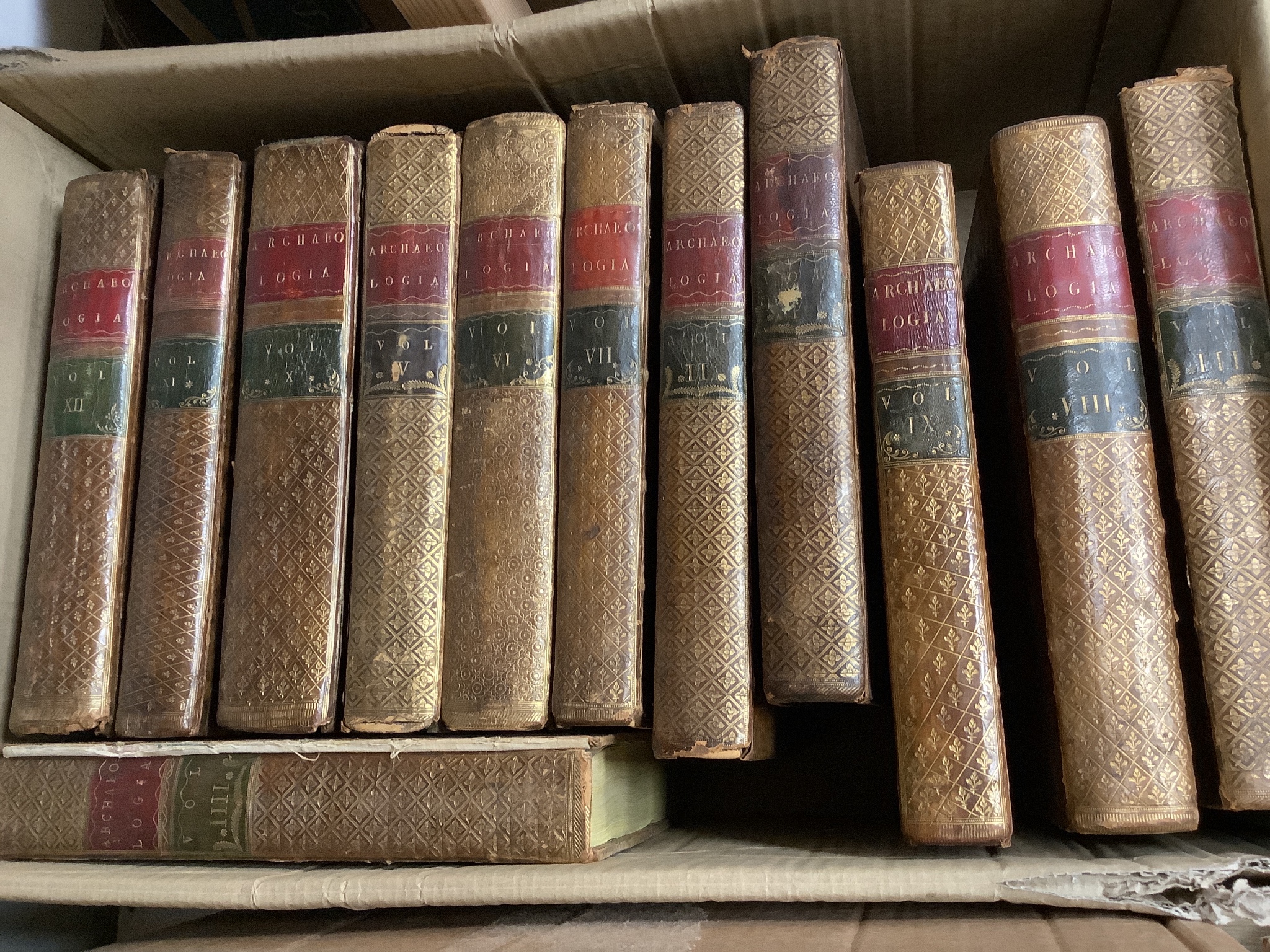 Collection of various bound books to include; History of England, Sussex Archeology Collections, Transactions of the London and Middlesex Archeological Society etc.